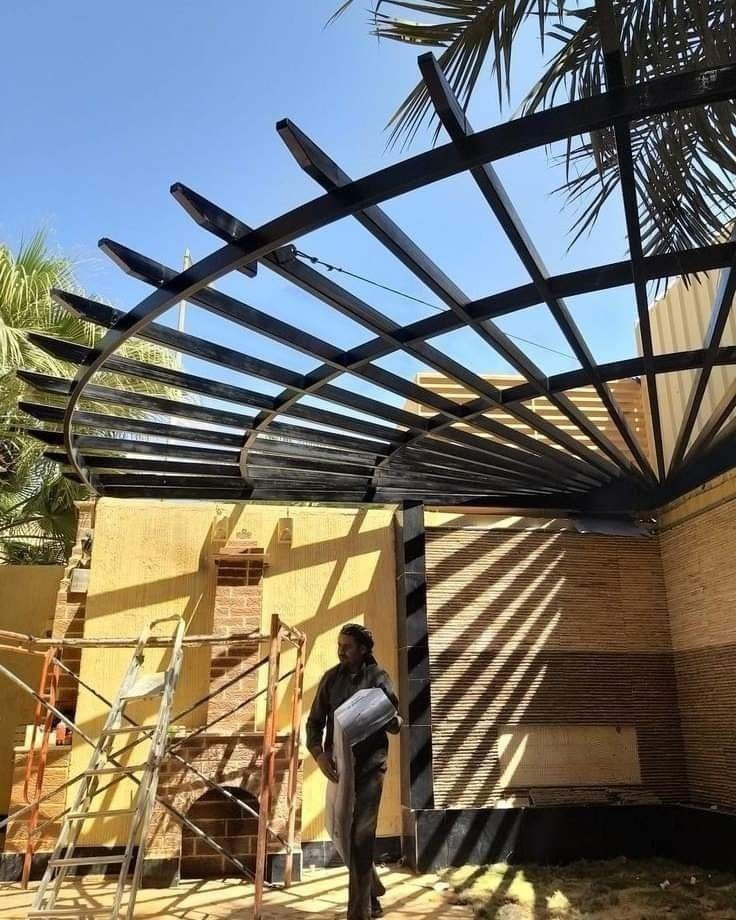 برجولات حديدية مقاومة للعوامل الجوية